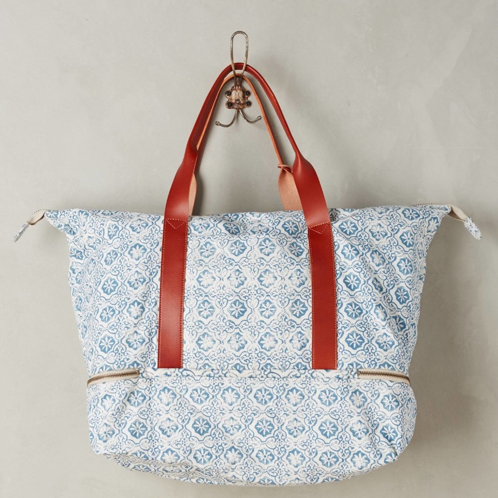 Anthropoligie Majolica Weekender